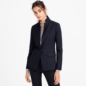 JCrew Regent Linen Jacket - Navy SZ2